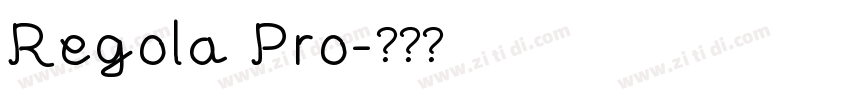 Regola Pro字体转换